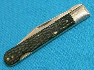 Vintage Ll Bean Usa Swing Guard Lockback Folding Hunter Knife Ka - Bar Kabar 1173