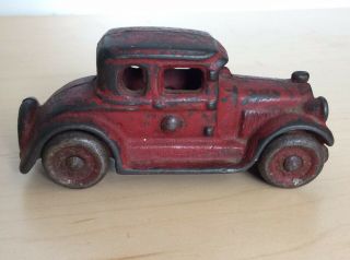 Cast Iron Coupe Car 3.  5” Arcade Hubley A.  C.  Williams Toys