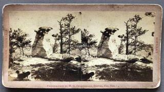 W.  G.  Chamberlain Denver Colorado Territories Early Stereoview - Monument Park