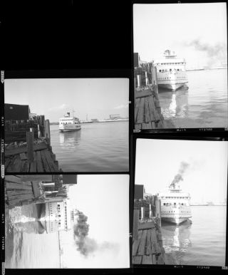 4 Views Ss Potomac Steamship Boston Ma Harbor Photo Negative 3