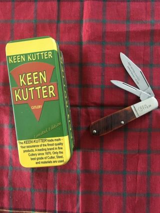 2007 Keen Kutter Classics 1 Of 1000 Limited Edition 0167 Usa Barlow Pocket Knife