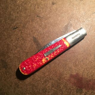 Remington Bullet Knife Strawberry Bone Barlow