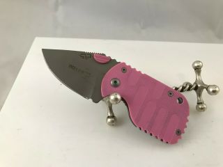 Boker Plus Clb Subcom Dawn 42 Folding Pocket Knife 1 - 7/8 " Blade Pink Frn Scales