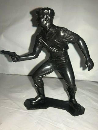 Marx Man From Uncle Six Inch Figure In Black Thrush Officer