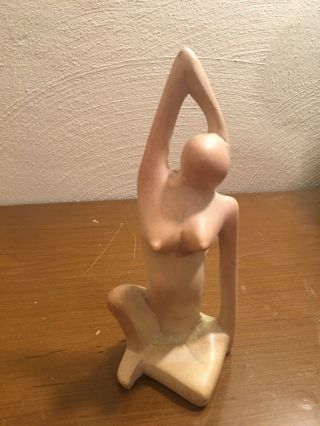 Nude Female African Tribal Art Sculpture Hand Carved From Soapstone