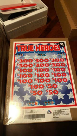 Pull Tabs Hero Games Huge Profit 1010 3960 Tickets