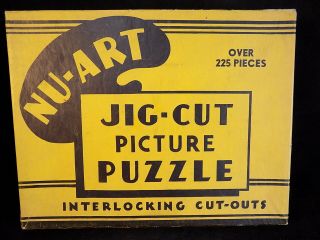 Nu - Art Jig Picture Puzzle The Return Of The Treasure Ship Jigsaw Puzzles 1930 