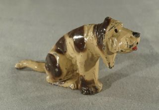 Vintage Antique Lead Toy Animal Figure Dog (inv.  No.  6125)