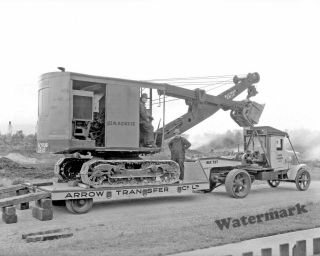 Photograph Vintage Bucyrus Erie Steam Shovel Canada Year 1935 8x10