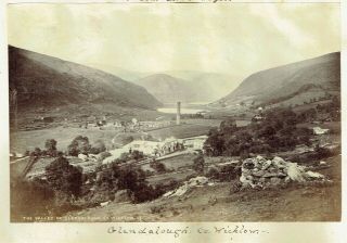 Victorian Photos Ireland Glendalough Co Wicklow River Wye Hereford Loch Katrine