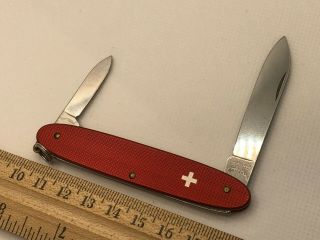 Victorinox Alox Popular Swiss Army Knife Model Red Old Cross Sak 84mm