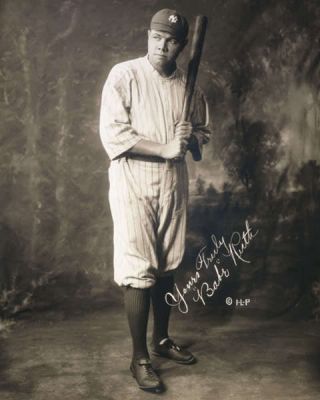 Baseball Legend Babe Ruth 8x10 Photo 1920 Ny Yankees