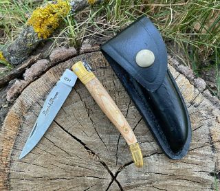 Old Pocket Knife Laquiole Knives French Wood Men 