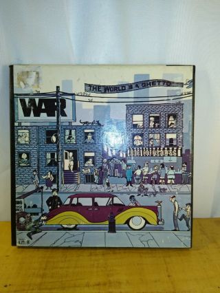Vintage 1972 Far Out Productions War " The World Is A Ghetto " Reel To Reel