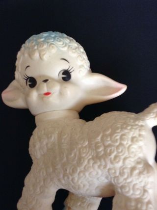 Vintage Squeak Toy For Baby Little Lamb 1972