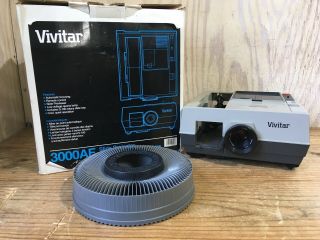 Vintage Vivitar 3000 Af Slide Projector Auto Focus Remote