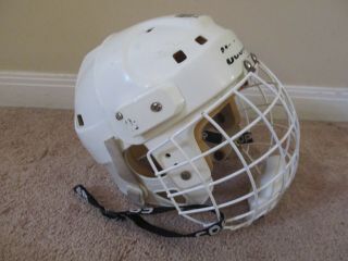 Vintage White Cooper Sk 2000 Hockey Helmet