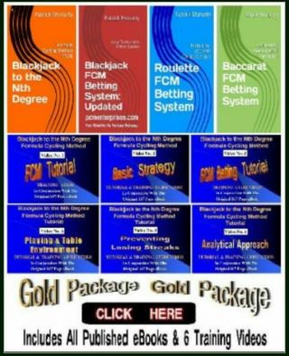 Blackjack Betting System - Gold Package - 4 Ebooks - 6 Videos - Avoid Crowds