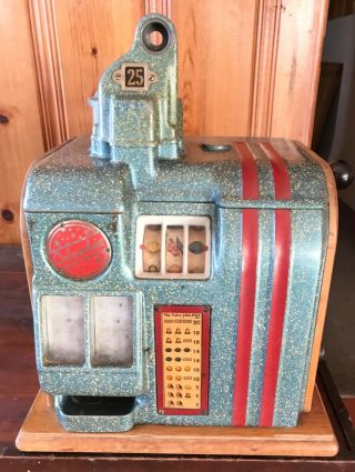Columbia 25 Cent Antique Slot Machine