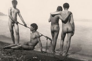 Study Of Male Nudes,  Baron Wilhelm Von Gloeden 1890s (reprint)