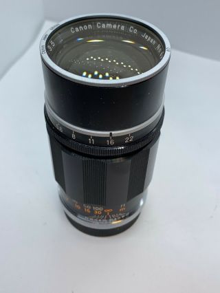 Rare Vintage Canon Lens 135mm f/ 3.  5 JAPAN 2