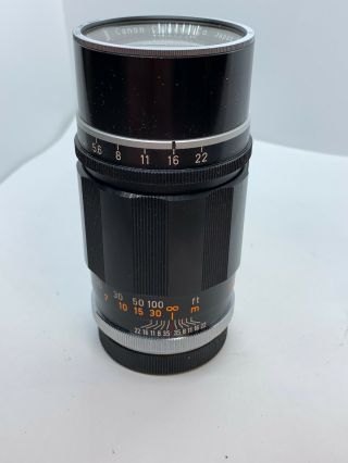 Rare Vintage Canon Lens 135mm f/ 3.  5 JAPAN 3