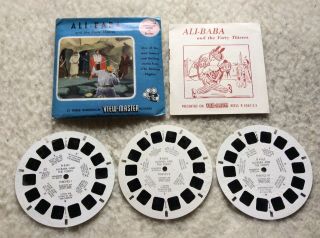 Viewmaster - Ali Baba And The Forty Thieves - 3 X Reel Set