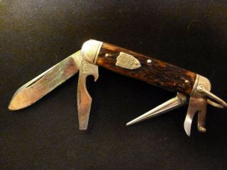 Vintage Boy Scout Pocket Knife.  Ulster Dwight Devine & Sons 1502
