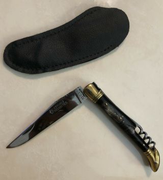 Laguiole Massoptier Knife And Corkscrew