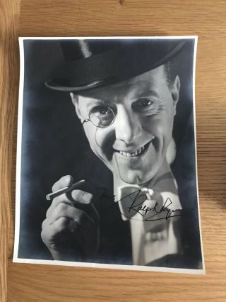 Ralph Lynn - Signed 8”x10” Picture - Top Hat/monacled