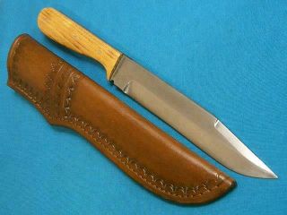 Custom Larry Lewis Yellow Creek Knives Mountain Man Hunting Skinning Bowie Knife