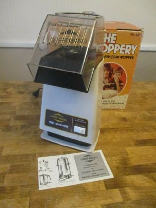 Vintage West Bend The Poppery 1500 Watt Hot Air Popcorn Popper Coffee Roaster