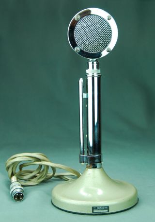Vintage Astatic D104 Lollipop Candlestick Microphone - Ug8 Stand Cord Plug