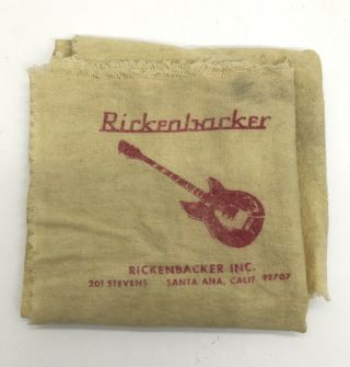 Rickenbacker Guitar & Bass Polish Cloth Vintage 1960 