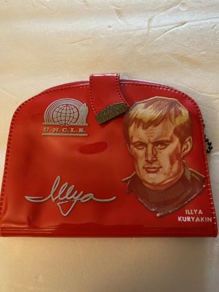 1966 " The Man From U.  N.  C.  L.  E.  " Ideal Toy Corp.  Red Ilya Kuryakin Wallet