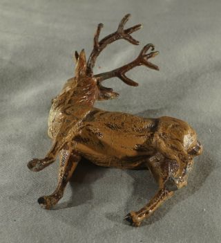 Vintage Antique Lead Toy Animal Figure Deer (inv.  No.  4023)