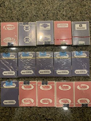35 Vintage Casino Decks Of Cards All And