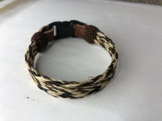 Handmade Hitched Horse Hair Bracelet Made In Montana State Prison