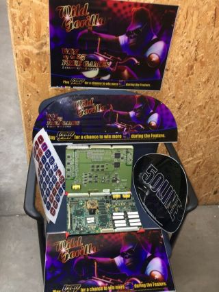Aristocrat Mk6 Set With Wild Gorilla Game Cpu I/o Board And More Slot Game