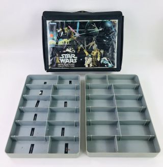 Vintage Kenner 1977 Star Wars Mini Action Figure Collectors Case