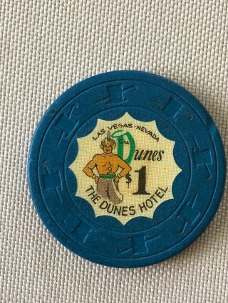 The Dunes Hotel • Las Vegas • $1 Casino Chip