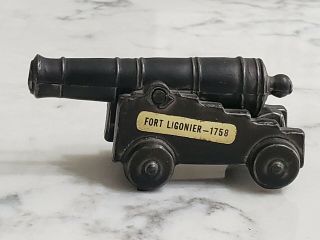 Vintage Penncraft Cast Iron Fort Ligonier Pa 1758 French Indian War Cannon