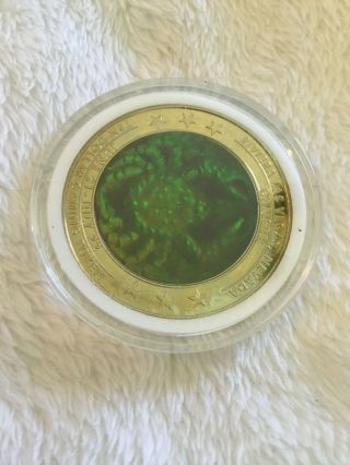 Riviera Casino & Hotel $10 Hologram Coin - Zodiac Series - Cancer Le 1000
