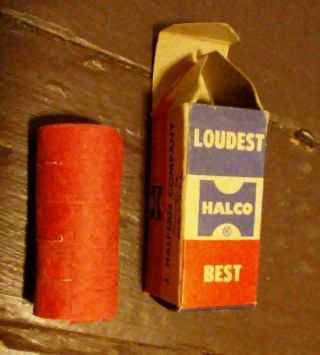 Vintage Halco Brand Loudest Repeating Paper Caps Box 250 Shots