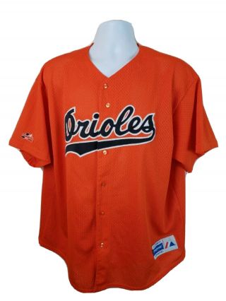 Official Vintage Mlb Majestic Baltimore Orioles 5 Orange Jersey Size Xl