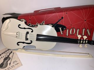 Vintage 1950’s Carnival Toys Plastic Violin 14.  5 Inches