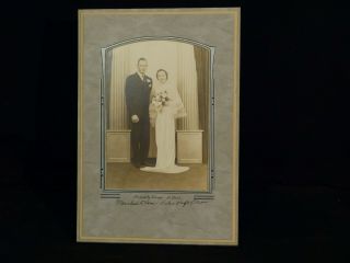 1930s Wedding Vintage Photo Taken In St Cloud Mn Marshall & Helen Olsen