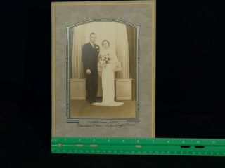 1930s Wedding vintage photo Taken in St Cloud MN Marshall & Helen Olsen 2
