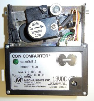 Coin Mechanisms Coin Comparitor,  Cc - 16e 13v Inhibit For Igt S - 2000 Slots