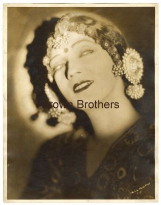 Vintage 1927 Gilda Gray Vamp Devil Dancer 4 Oversized Dbw Photo By Chidnoff